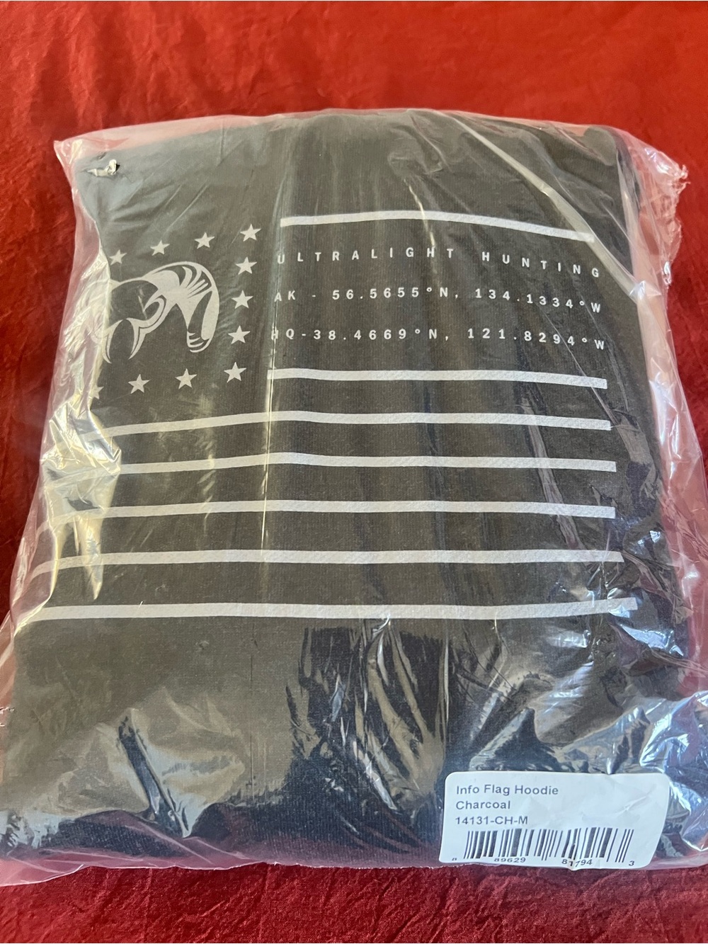 KUIU Charcoal Ultralight Hunting Flag Hoodie